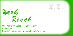 mark risch business card
